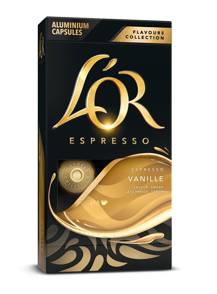 Douwe Egberts L`OR vanília Nespresso kompatibilis 10db kávékapszula