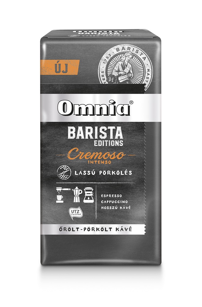 Douwe Egberts Omnia Barista Editions Cremoso 225 g pörkölt-őrölt kávé