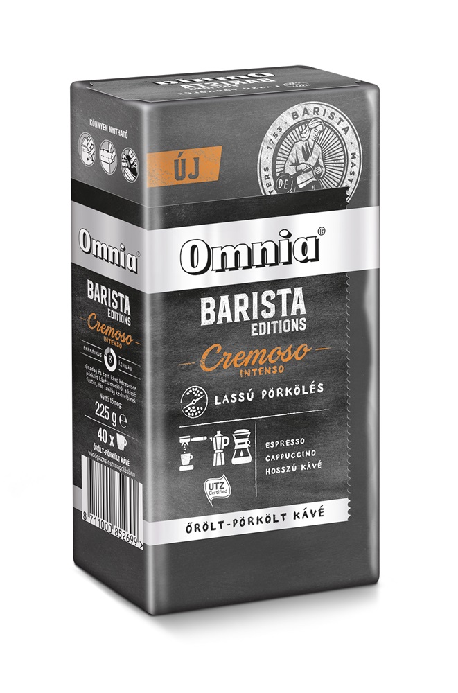 Douwe Egberts Omnia Barista Editions Cremoso 225 g pörkölt-őrölt kávé