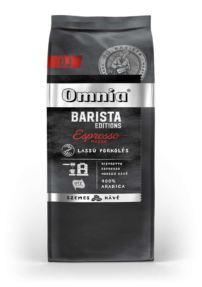 Douwe Egberts Omnia Barista Editions Espresso Mezzo 900 g szemes kávé