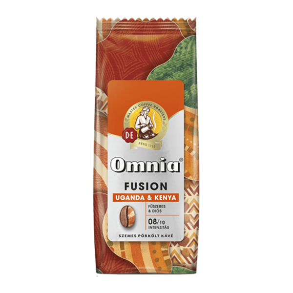 Douwe Egberts Omnia Fusion Uganda&Kenya 900g szemes kávé