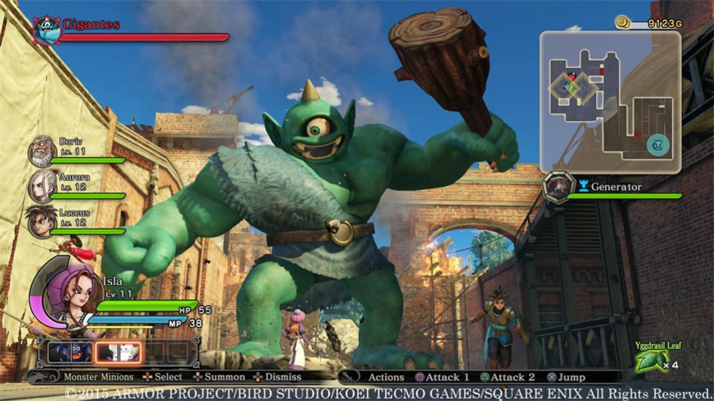Dragon Quest Heroes The World Trees Woe And The Blight Below PS4 játékszoftver