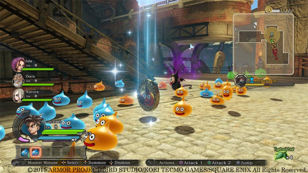 Dragon Quest Heroes The World Trees Woe And The Blight Below PS4 játékszoftver