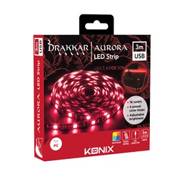Drakkar Aurora 3 m USB-s LED szalag