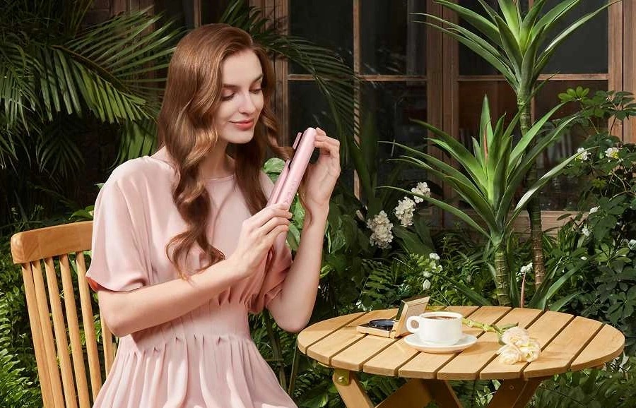 Dreame Glamour vezeték nélküli rózsaszín hajvasaló