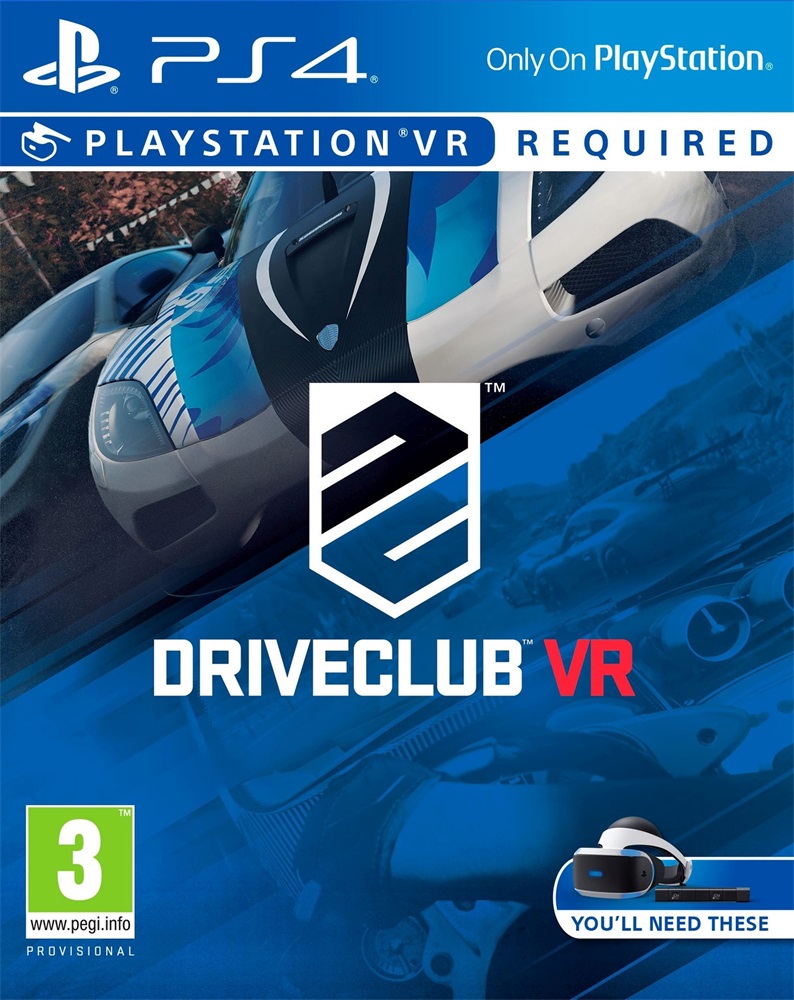 Driveclub VR PS4 játékszoftver