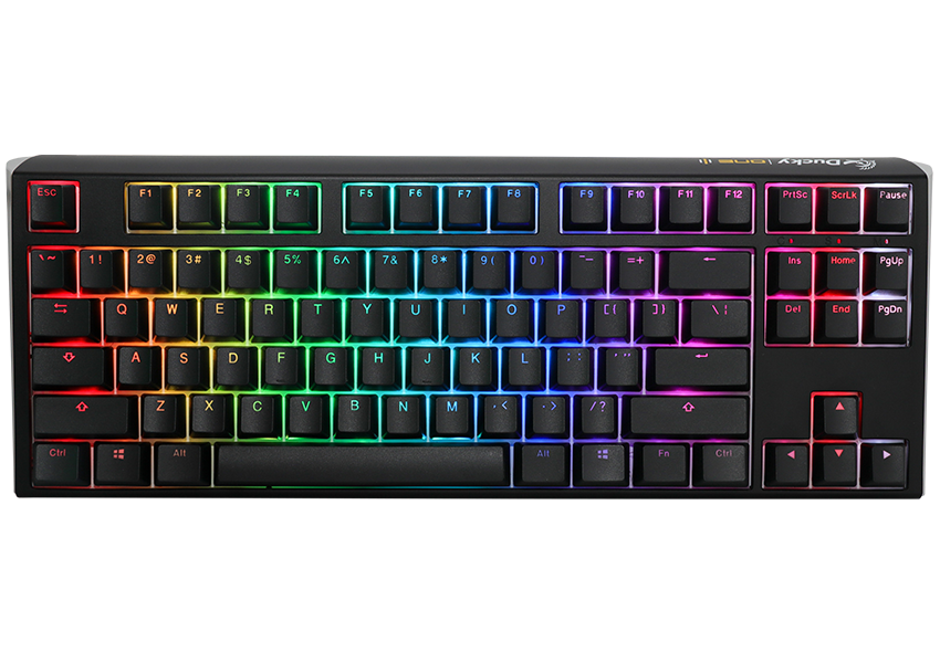 Ducky ONE 3 TKL MX Red RGB Premium ABS HUN fekete billentyűzet