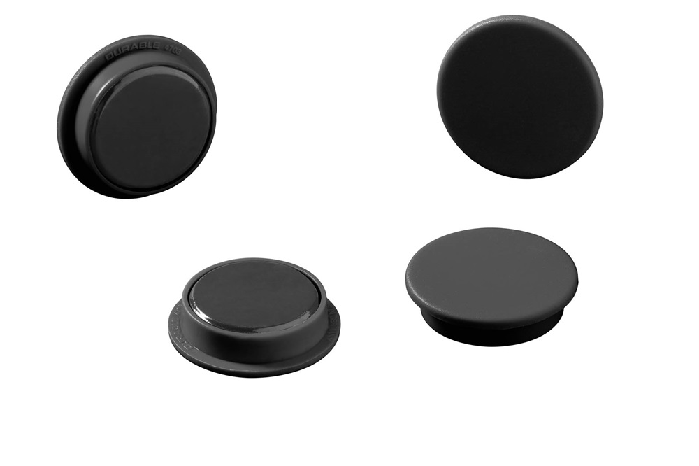 Durable 32mm 4db fekete mágnes