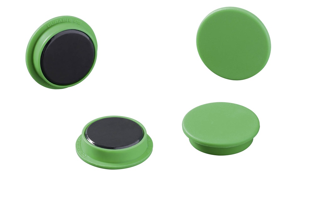 Durable 32mm 4db zöld mágnes