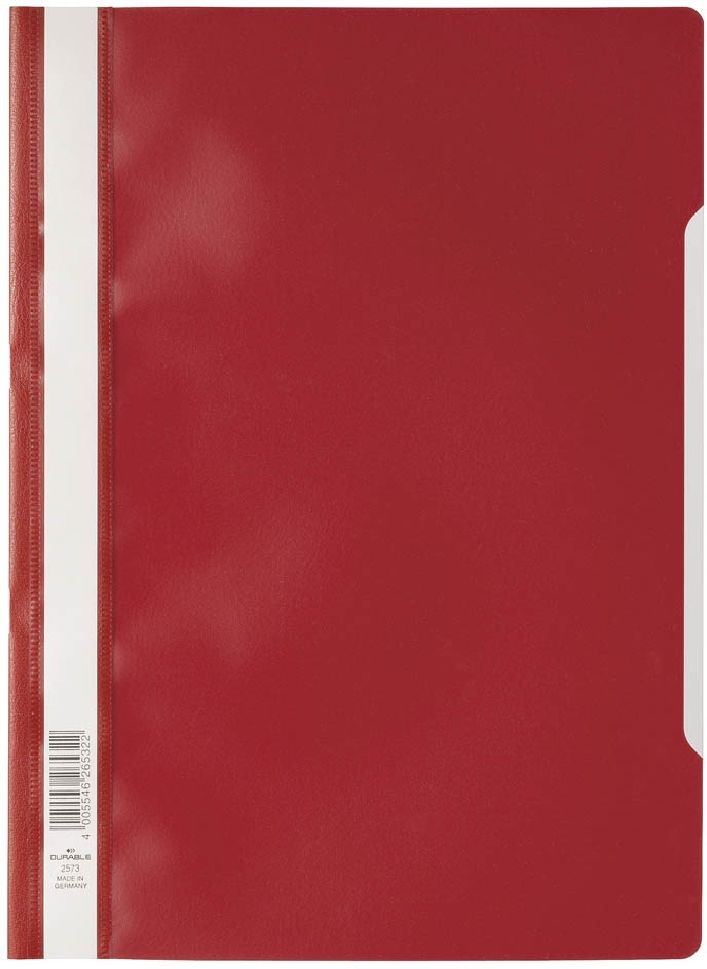 Durable A4 PP piros gyorsfűző