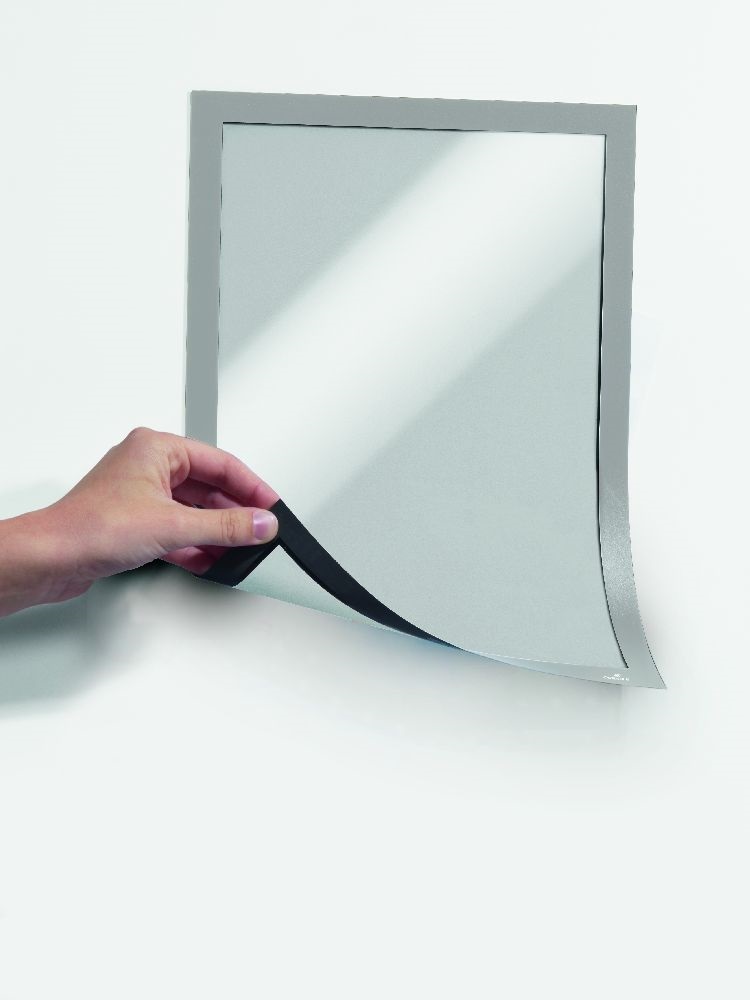 Durable Duraframe Magnetic A4 5db/csomag ezüst infokeret