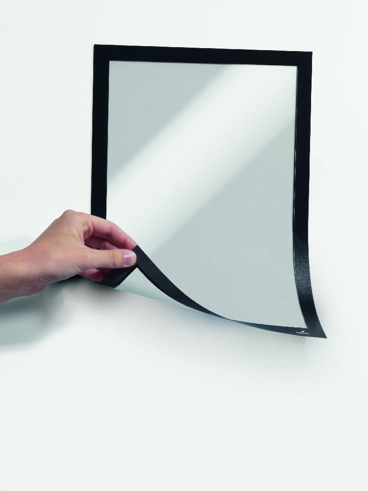 Durable Duraframe Magnetic A4 5db/csomag fekete infokeret