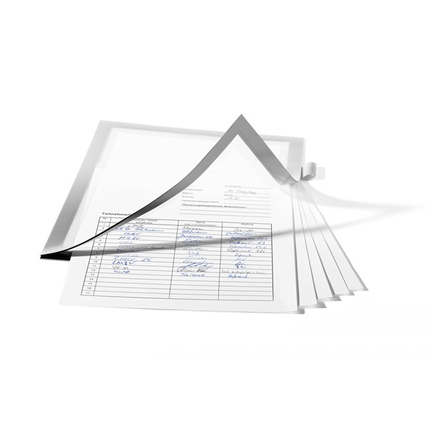 Durable Duraframe Magnetic Note A4 1db/csomag ezüst infokeret