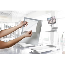 Durable Duraframe Magnetic Note A4 1db/csomag ezüst infokeret