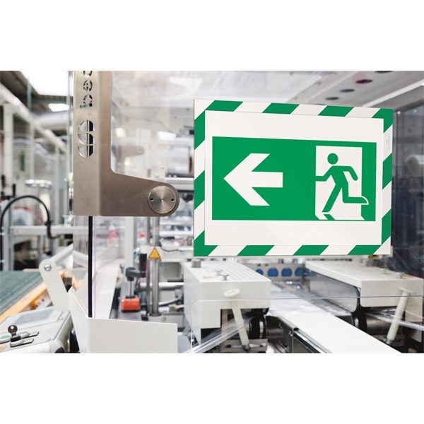 Durable Duraframe Security A4 2db/cs öntapadó zöld/fehér infokeret