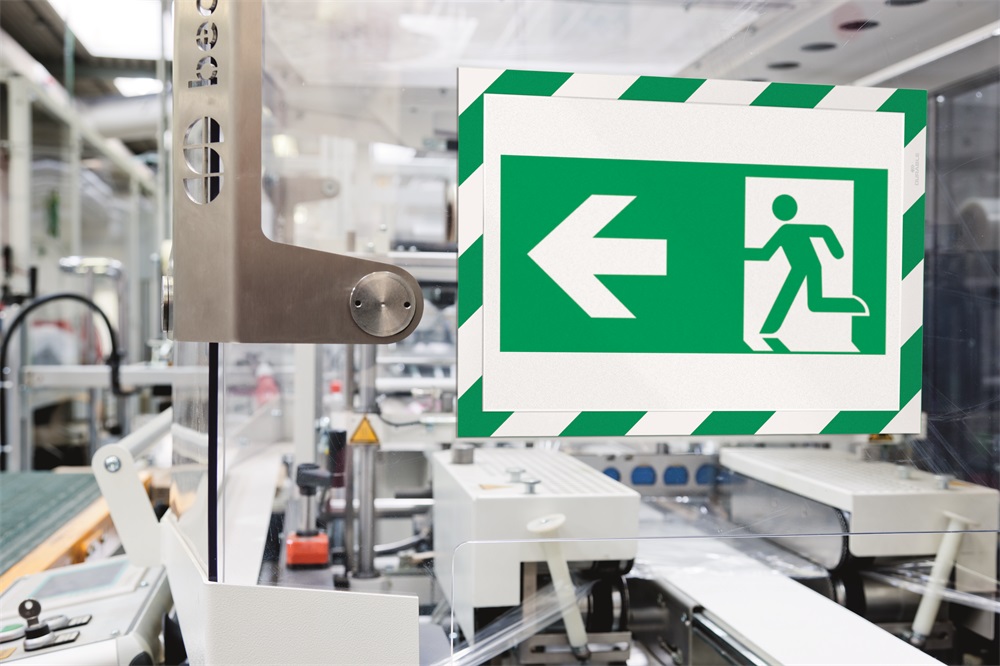 Durable Duraframe Security A4 2db/cs öntapadó zöld/fehér infokeret