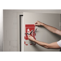 Durable Duraframe Security Magnetic A4 5db/cs piros/fehér infokeret