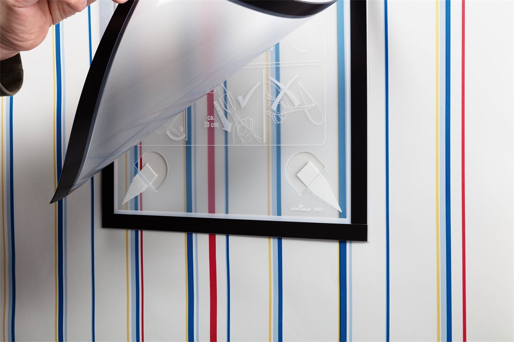 Durable Duraframe Wallpaper A4 1db/csomag ezüst infokeret