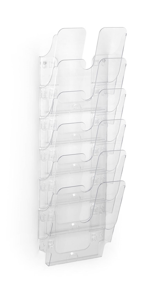 Durable Flexiplus A4 6 rekeszes átlásztó prospektustartó (Újracsomagolt)