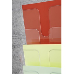 Durable Flexiplus A4 6 rekeszes átlásztó prospektustartó (Újracsomagolt)