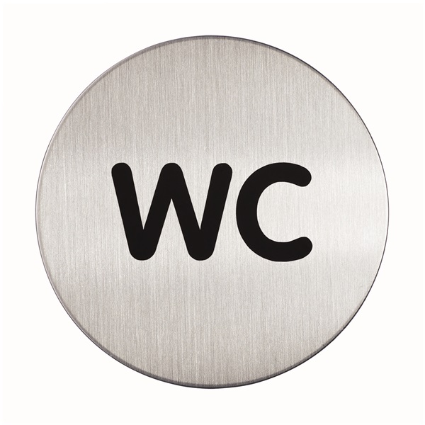Durable Picto átm. 83 mm WC piktogram