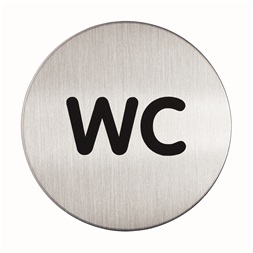 Durable Picto átm. 83 mm WC piktogram