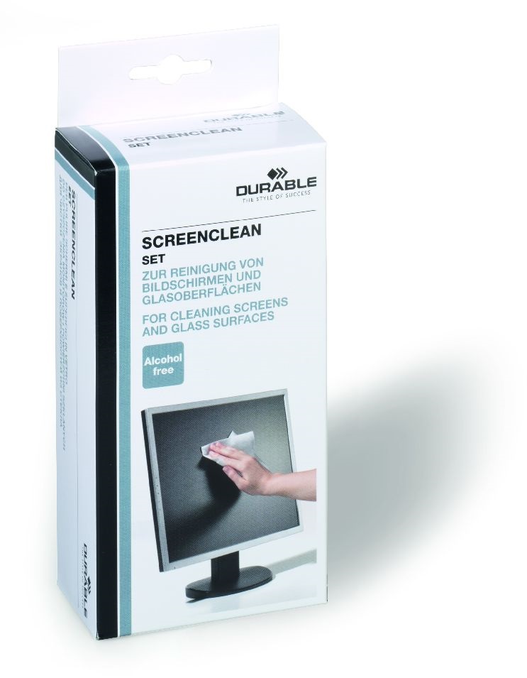 Durable SCREENCLEAN monitor tisztító szett