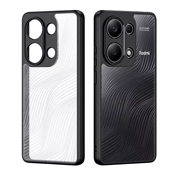 Dux Ducis Aimo DD008683 Xiaomi Redmi Note 13 Pro 4G/Poco M6 PRO 4G fekete/átlátszó hátlap
