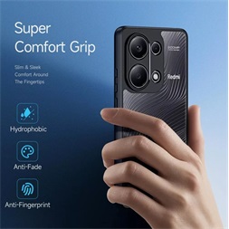 Dux Ducis Aimo DD008683 Xiaomi Redmi Note 13 Pro 4G/Poco M6 PRO 4G fekete/átlátszó hátlap
