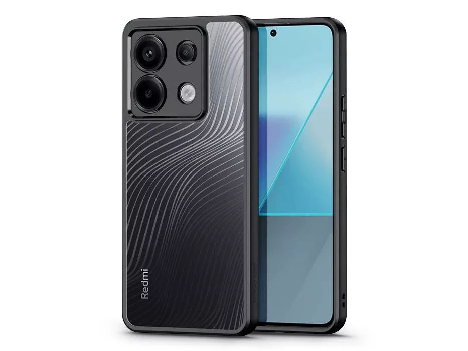 Dux Ducis Aimo DD009055 Xiaomi Redmi Note 13 Pro 5G/Poco X6 5G fekete/átlátszó hátlap