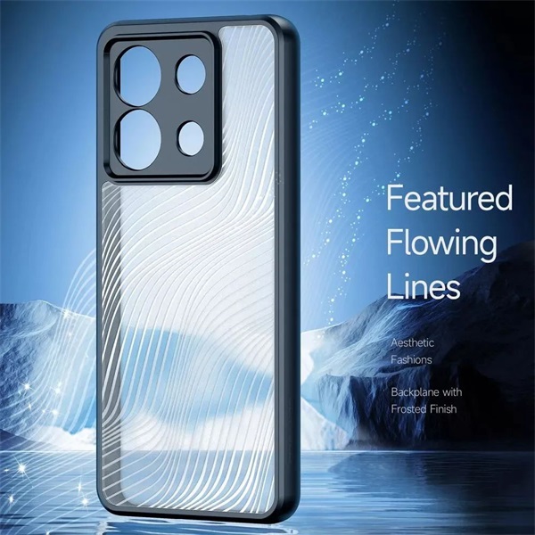 Dux Ducis Aimo DD009055 Xiaomi Redmi Note 13 Pro 5G/Poco X6 5G fekete/átlátszó hátlap