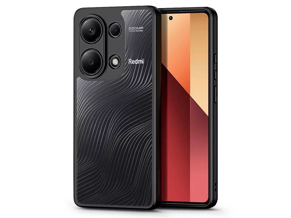 Dux Ducis Aimo DD009062 Xiaomi Redmi Note 13 Pro+ 5G fekete/átlátszó hátlap