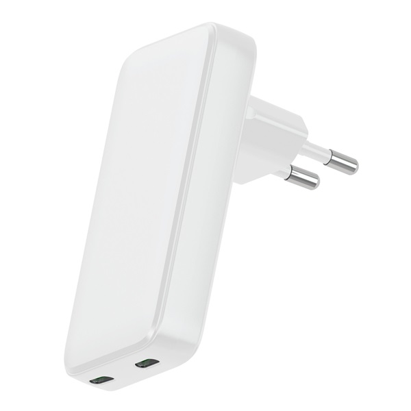 Dviced DV221001 45W 2xType-C GaN fehér hálózati töltő