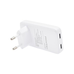 Dviced DV221001 45W 2xType-C GaN fehér hálózati töltő