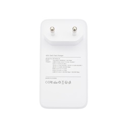 Dviced DV221001 45W 2xType-C GaN fehér hálózati töltő