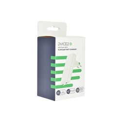 Dviced DV221001 45W 2xType-C GaN fehér hálózati töltő