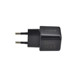 Dviced DV221003 30W Type-C GaN fekete hálózati töltő