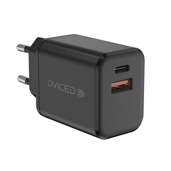 Dviced DV221007 35W USB/Type-C GaN fekete hálózati töltő