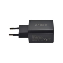 Dviced DV221007 35W USB/Type-C GaN fekete hálózati töltő