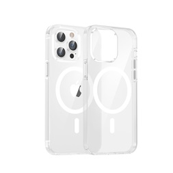Dviced DV511006 MagSafe iPhone 15 Pro Max átlátszó/fehér hátlap
