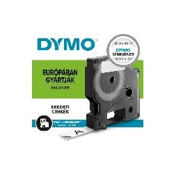 Dymo D1 12mmx7m kék/fehér feliratozógép szalag
