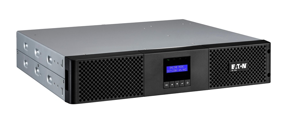 EATON 9E 1000IR 1000VA 900W fekete 2U rack szünetmentes tápegység