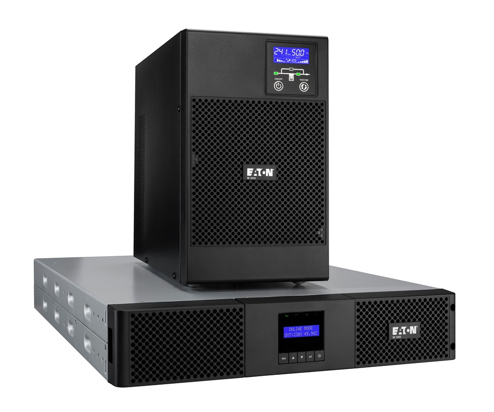 EATON 9E 2000IR 2000VA 1800W fekete 2U rack szünetmentes tápegység