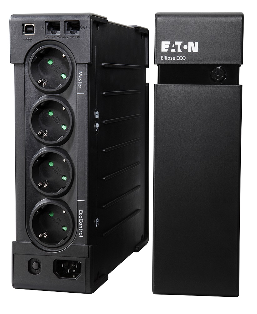 EATON Ellipse ECO 650 DIN 400W fekete szünetmentes tápegység