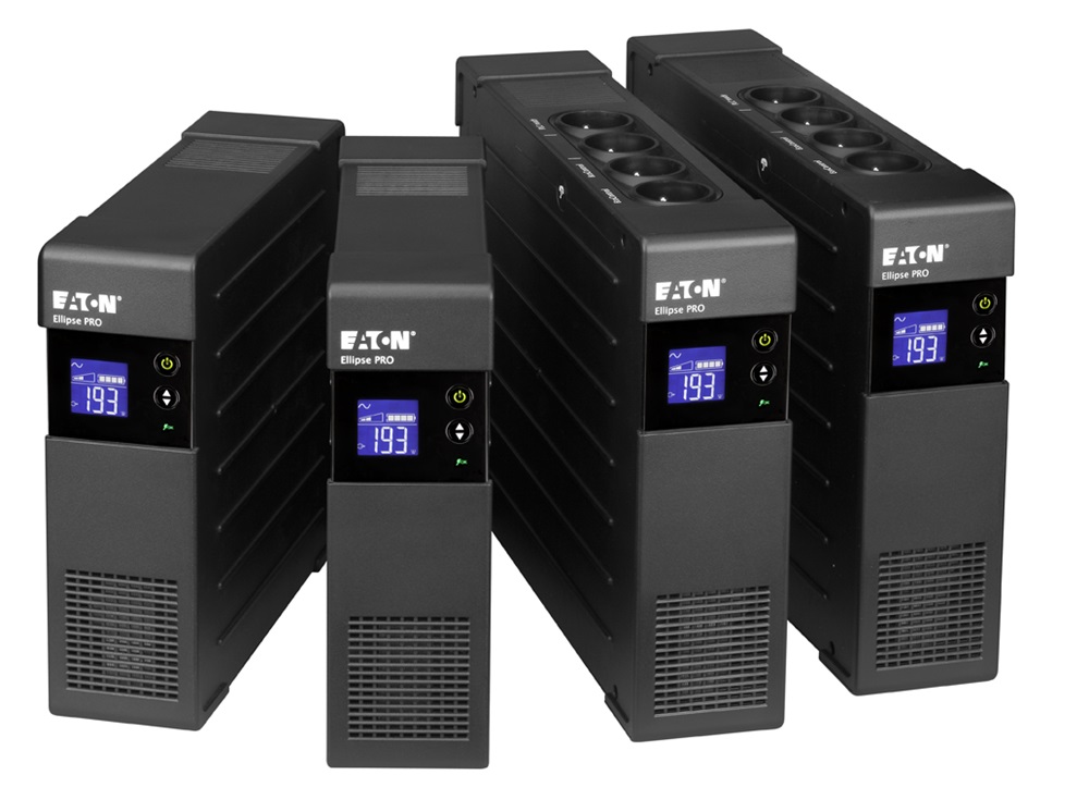 EATON Ellipse PRO 1200 DIN 750W fekete szünetmentes tápegység