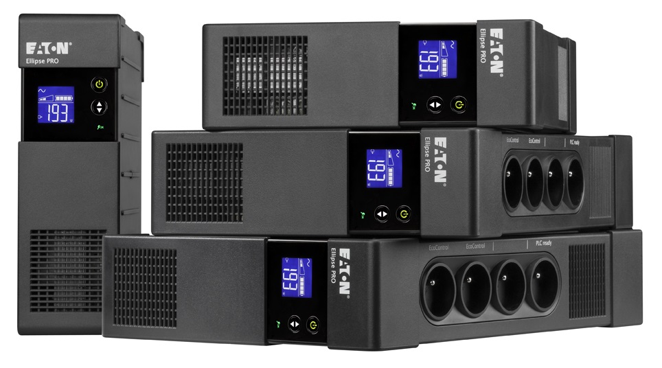 EATON Ellipse PRO 1200 DIN 750W fekete szünetmentes tápegység
