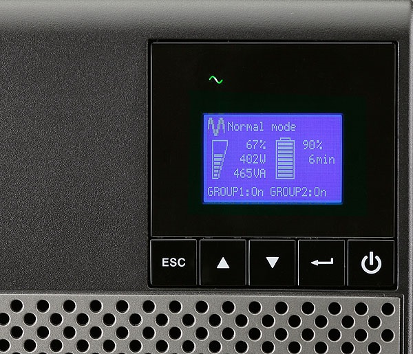 EATON 5P 1150i 770W fekete szünetmentes tápegység