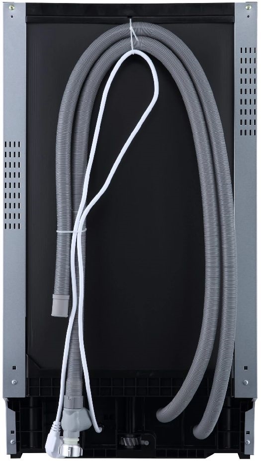 ECG EDI 100443 BlackLine inox, programok száma: 6, keskeny beépíthető, 10 terítékes mosogatógép 