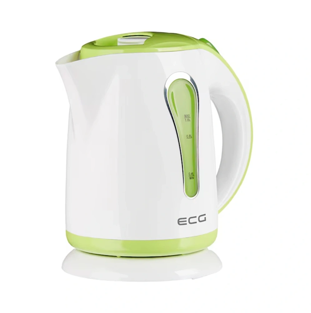 ECG RK 1022 1L-es zöld/fehér vízforraló