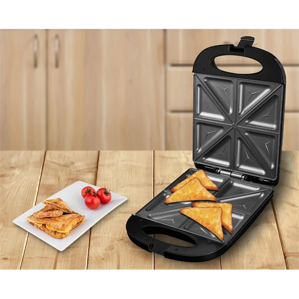 ECG S 4232 Family fekete szendvicssütő